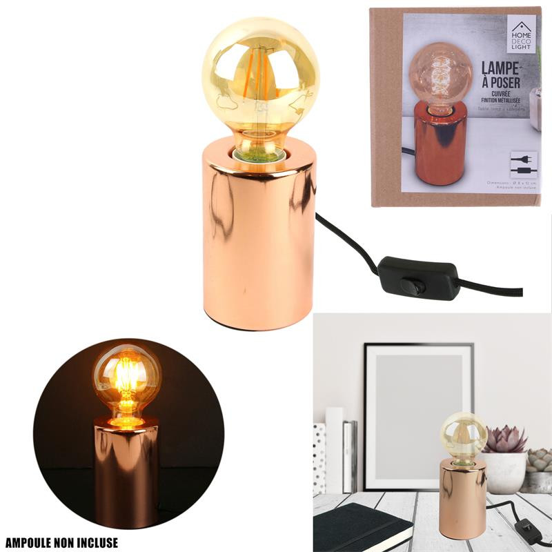 Grossiste lampe à poser copper