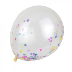 Grossiste et fournisseur. Ballon de baudruche confettis x 10