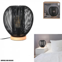 Grossiste lampe à poser avec boule filaire noire