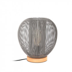 Grossiste lampe à poser avec boule filaire grise