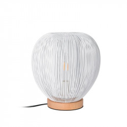 Grossiste lampe à poser avec boule filaire blanche