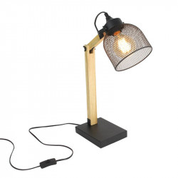 Grossiste lampe à poser métallique noire