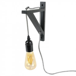 Grossiste lampe murale noire avec câble noir et blanc