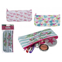 Grossiste trousse flamant rose