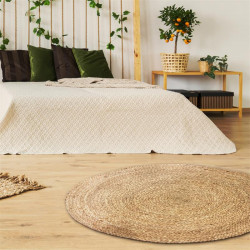 Grossiste tapis rond en jute 120cm