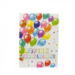 Grossiste invitation d'anniversaire avec enveloppe x6