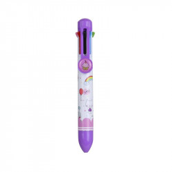 Grossiste stylo 8 couleurs violet