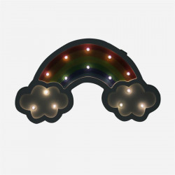 Grossiste lampe en bois arc-en-ciel 35x3x20cm