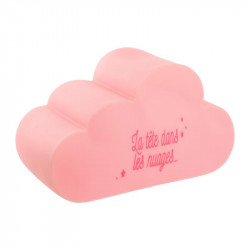 Grossiste veilleuse en forme de nuage rose 15x25x12cm