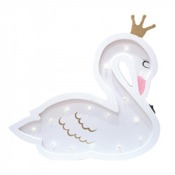 Grossiste lampe en bois en forme de cygne 31x28.5cm