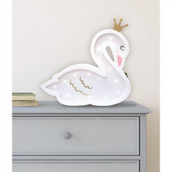 Grossiste lampe en bois en forme de cygne 31x28.5cm