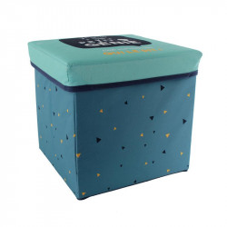 Grossiste cube de rangement pliable bleu 30x30x30cm