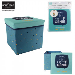 Grossiste cube de rangement pliable bleu 30x30x30cm