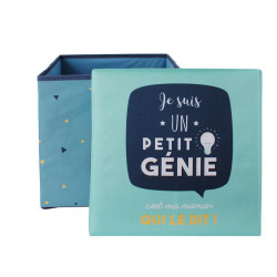 Grossiste cube de rangement pliable bleu 30x30x30cm