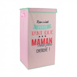 Grossiste bac de rangement vertical pliable rose