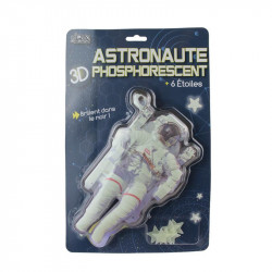 Grossiste astronaute 3D et étoile phosphorescente x6