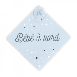 Grossiste signalétique bébé à bord avec ventouse bleu