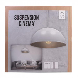 Grossiste suspension de cinéma blanche avec un intérieur doré