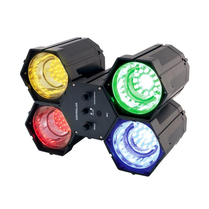 Grossiste jeu de lumière avec 4 spots 84 led | Tradaka