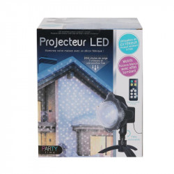 Grossiste projecteur à LED blanche motif neige