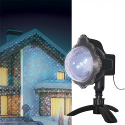 Grossiste projecteur à LED bleue motif neige