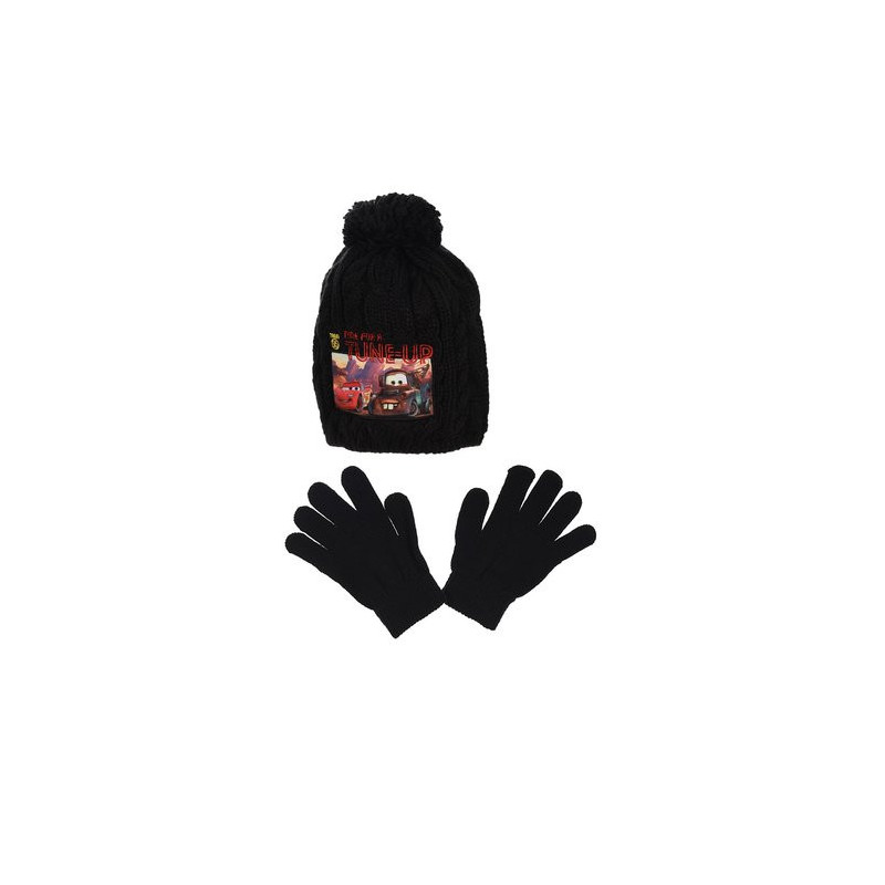 Grossiste ensemble bonnet et gants en laine cars disney