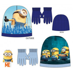 Grossiste ensemble bonnet et gants les minions assortiment 2