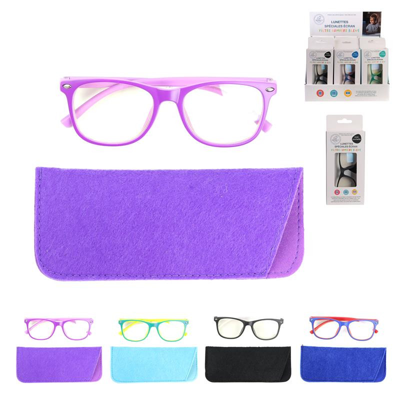 Grossiste lunette avec reflet bleu pour enfant