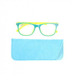 Grossiste lunette avec reflet bleu pour enfant verte