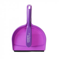 Grossiste pelle et balayette en silicone 33cm violettes