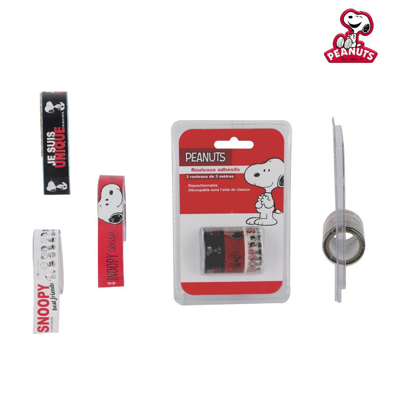 Grossiste rouleau adhésif Snoopy x3