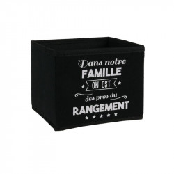 Grossiste cube de rangement 3L noir