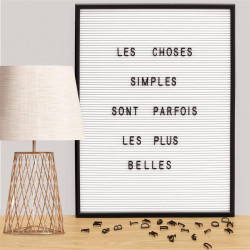 Grossiste letter board en plastique 166 lettres 40x50cm