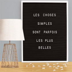 Grossiste letter board en plastique 166 lettres 40x50cm