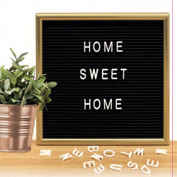 Grossiste letter board en plastique 166 letttres 25x25cm