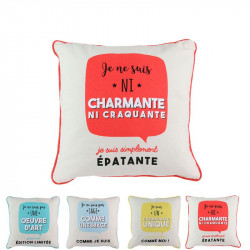 Grossiste coussin avec illustration à message