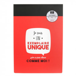 Grossiste bloc-notes A4 60 pages rouge