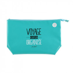 Grossiste trousse de toilette PVC verte