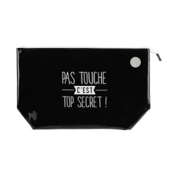 Grossiste trousse de toilette PVC noire