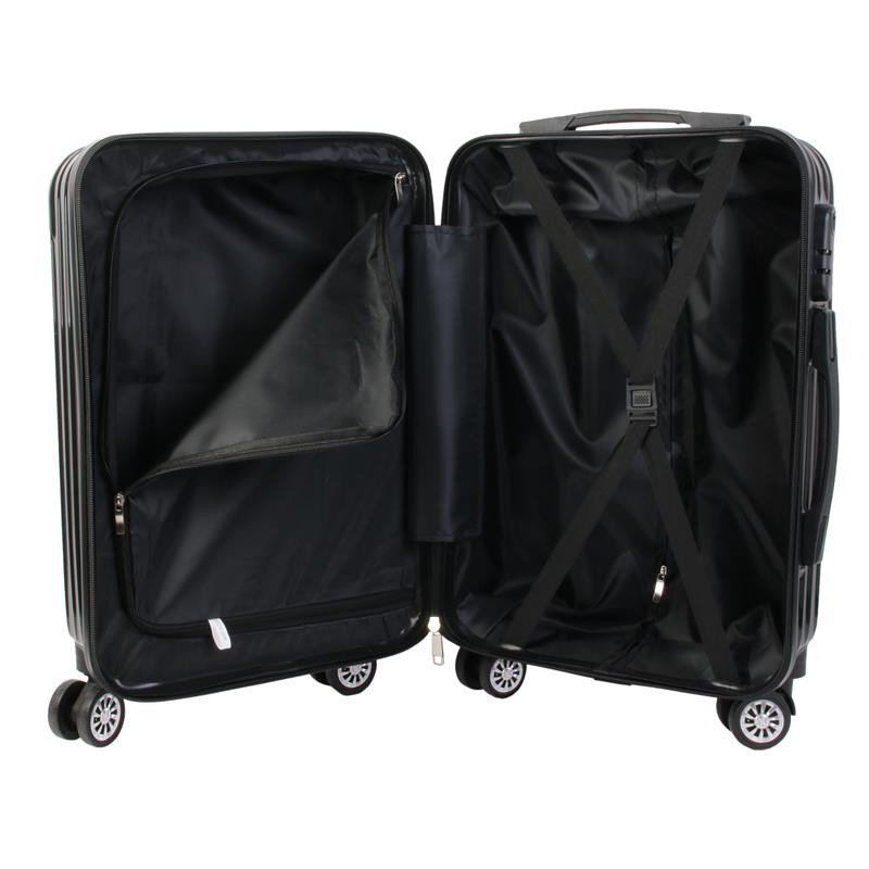 Grossiste valise cabine noire Berlin 35L | Tradaka