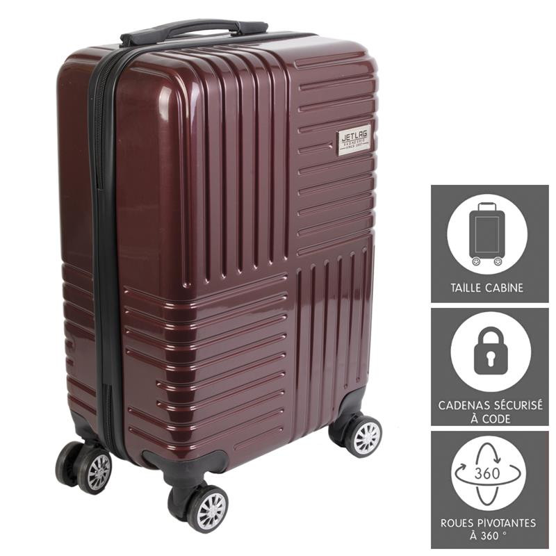 Grossiste valise cabine bordeaux Madrid 35L