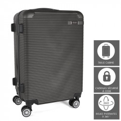 Grossiste valise cabine grise Tokyo 35L