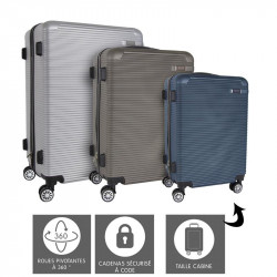 Grossiste valise Tokyo x3 (35L - 60L - 100L)