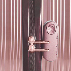 Grossiste valise rose Paris x3 (40L - 65L - 100L)