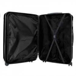 Grossiste valise noire Londres x3 (40L - 65L - 100L)