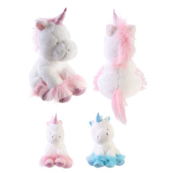 Grossiste peluche en forme de licorne 25cm