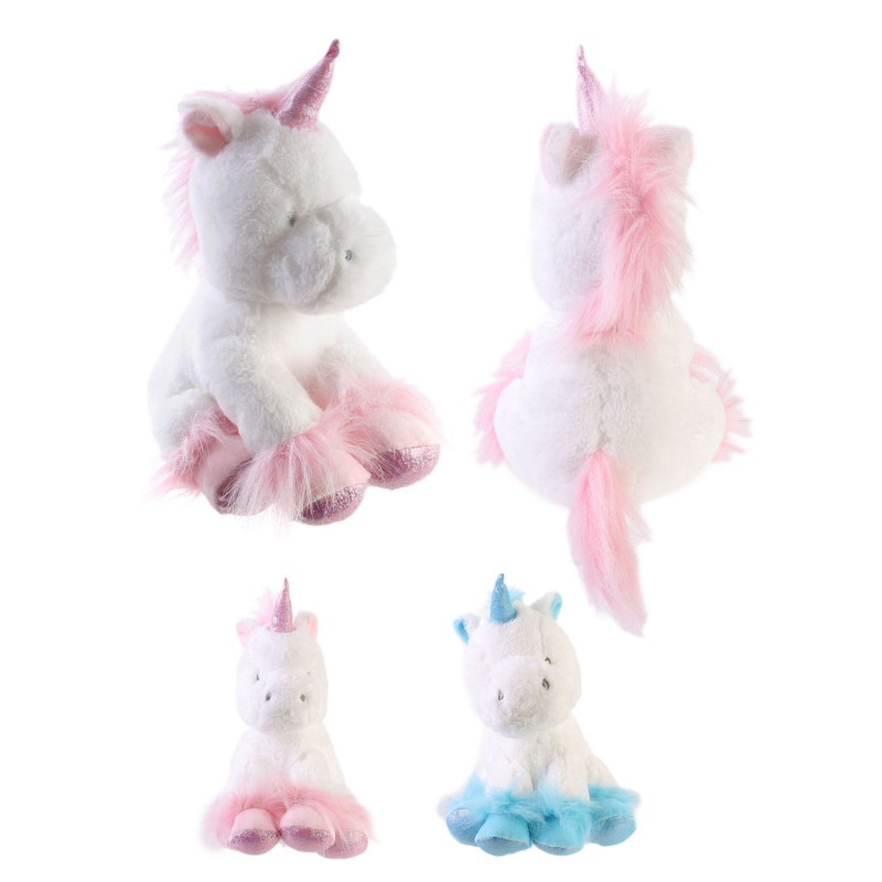 Grossiste peluche en forme de licorne 25cm