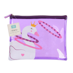 Grossiste pochette violette pour enfant 20x26cm