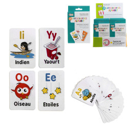 Grossiste carte éducative spécial alphabet x26