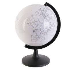 Grossiste globe rotatif à personnaliser et 6 feutres 22cm